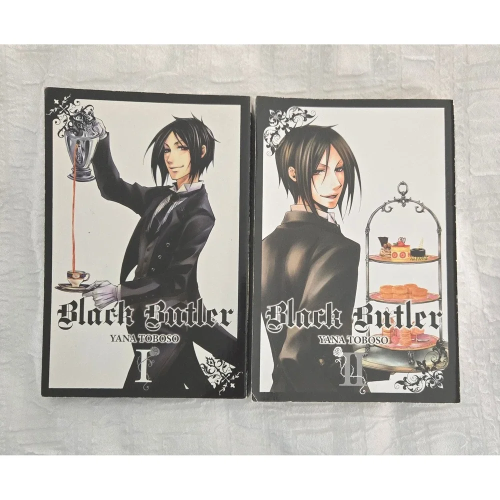 Black Butler Manga Volumes 1 & 2‎ Yana Toboso Anime Graphic Novels